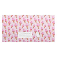 SCHREIBTISCHUNTERLAGE 120x60 cm Rosa - Hellrosa, Kunststoff (120/60/1.6cm) - Wallfluent