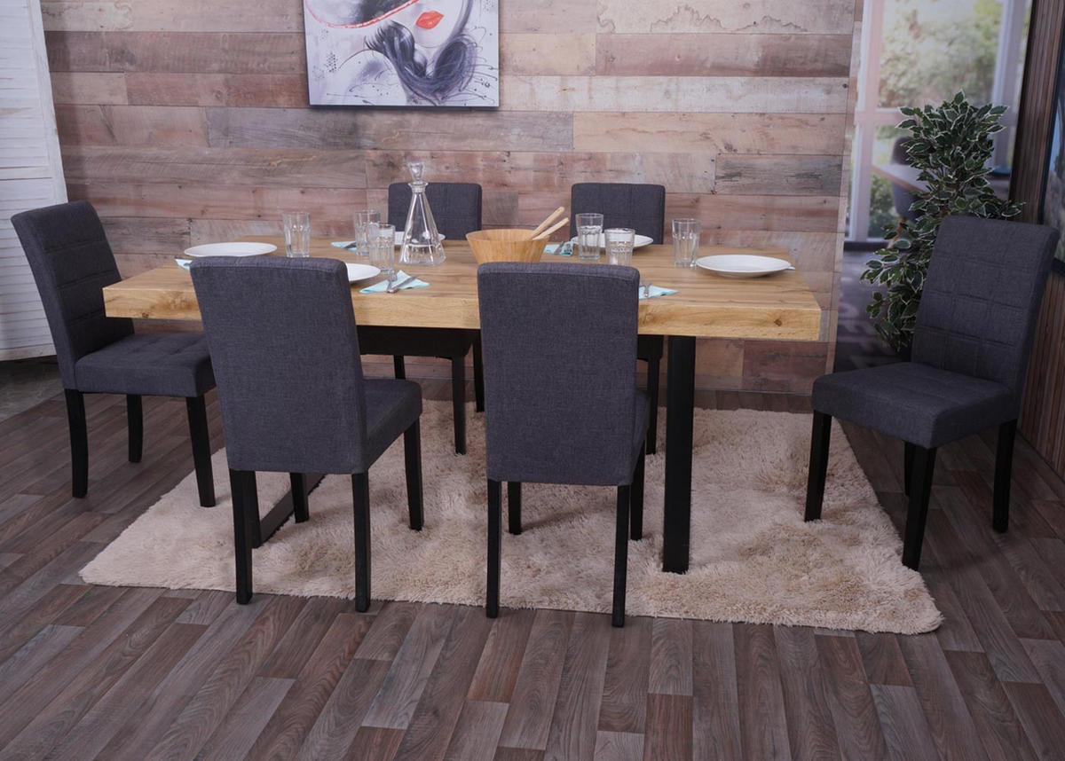 ESSZIMMERSTUHL O65B Grau - Grau, Textil (42/91/53cm) - MCW