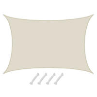SONNENSEGEL 500/700 cm beige, rechteckig - Beige, Kunststoff (500/700cm) - Amanka