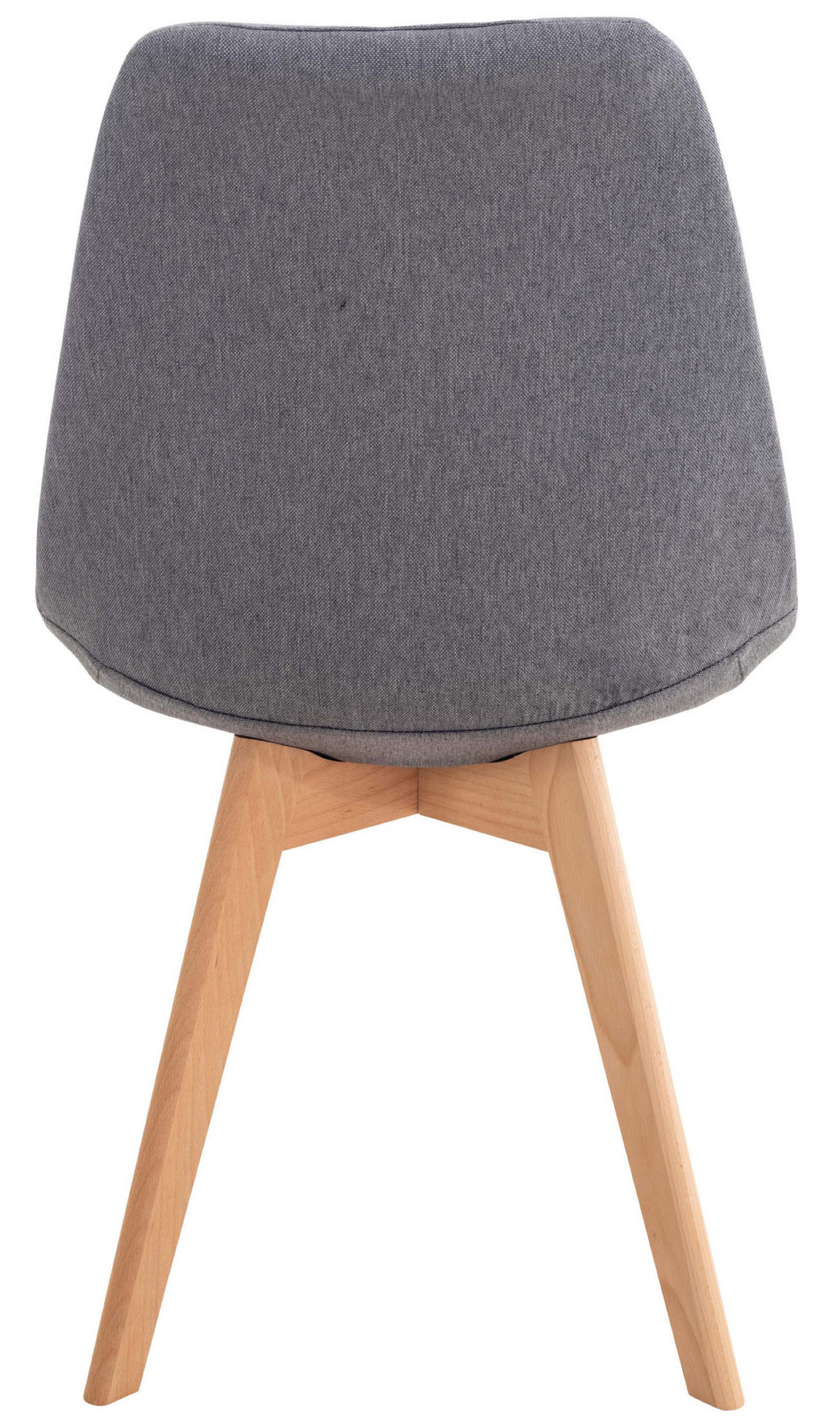 ESSZIMMERSTUHL Lines, Stoff grau - Naturfarben/Grau, Holz/Textil (49/83/50cm) - TPFLiving