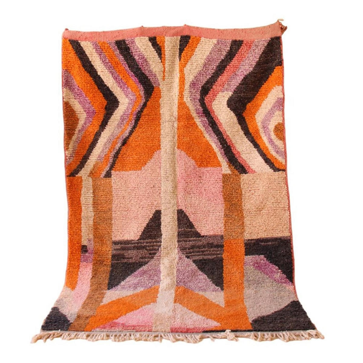 BERBERTEPPICH aus Marokko aus reiner Wolle mehrfarbig - Multicolor, Naturmaterialien (173/284cm) - AFK Living