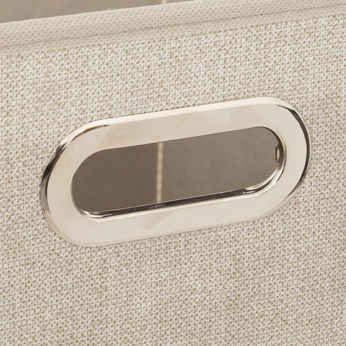 AUFBEWAHRUNGSKORB Mix N Modul, Pappe, PP-Kunststoff, Beige meliert, 31 x 31 cm - Beige, Papier (31/31/31cm) - 5five Simply Smart