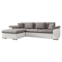 ECKSOFA Diana, Seite: Links - Weiß, Holz/Textil (280/160cm) - MIRJAN24