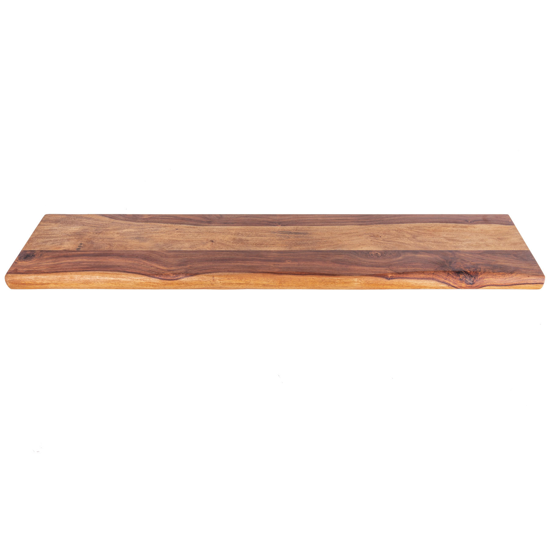 WANDREGAL MAMMUT Sheesham Natur 115 cm - Braun, Holz (115/4/25cm) - riess-ambiente