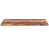WANDREGAL MAMMUT Sheesham Natur 115 cm - Braun, Holz (115/4/25cm) - riess-ambiente