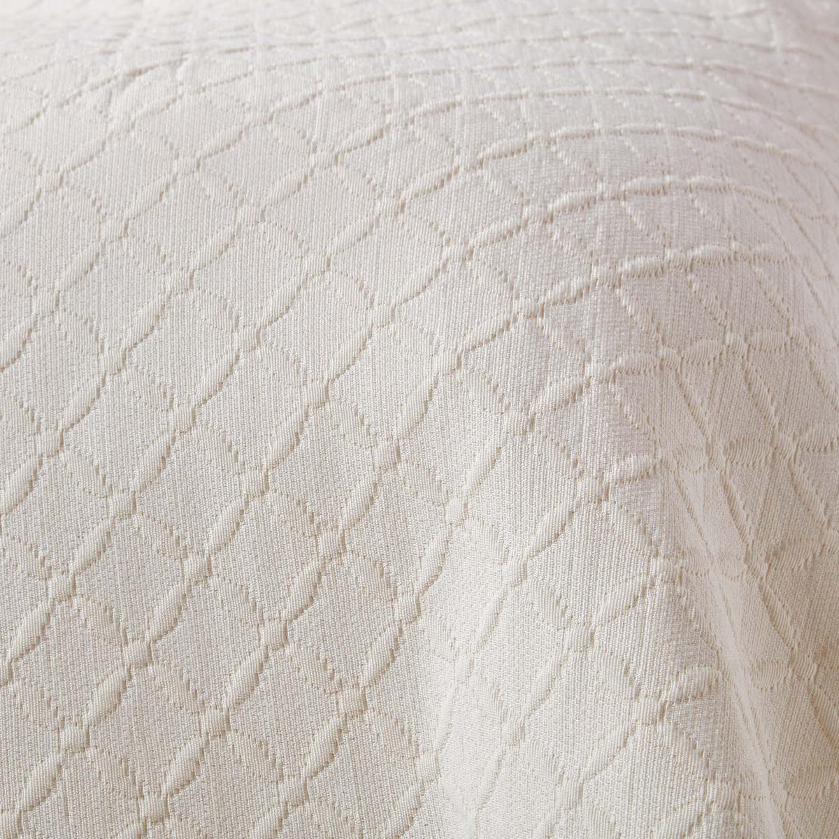 TAGESDECKE Matelassé 230/260 cm, Rautenmuster - Creme, Textil (230/260cm) - Homescapes