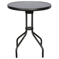 CAFÉTISCH, Aske, Schwarz, Metall, 60 x 60 x 70 cm - Schwarz, Metall (60/60/70cm) - ebuy24
