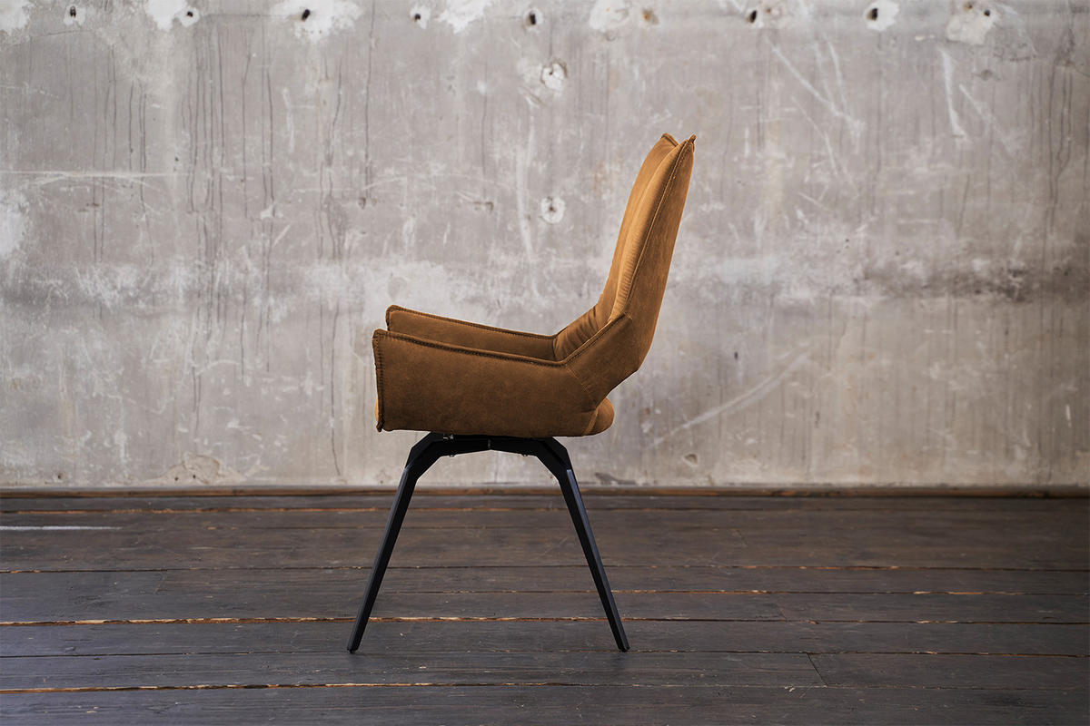 DREHSTUHL SIVO Braun Webstoff - Braun, Textil (57/95/56cm) - KAWOLA