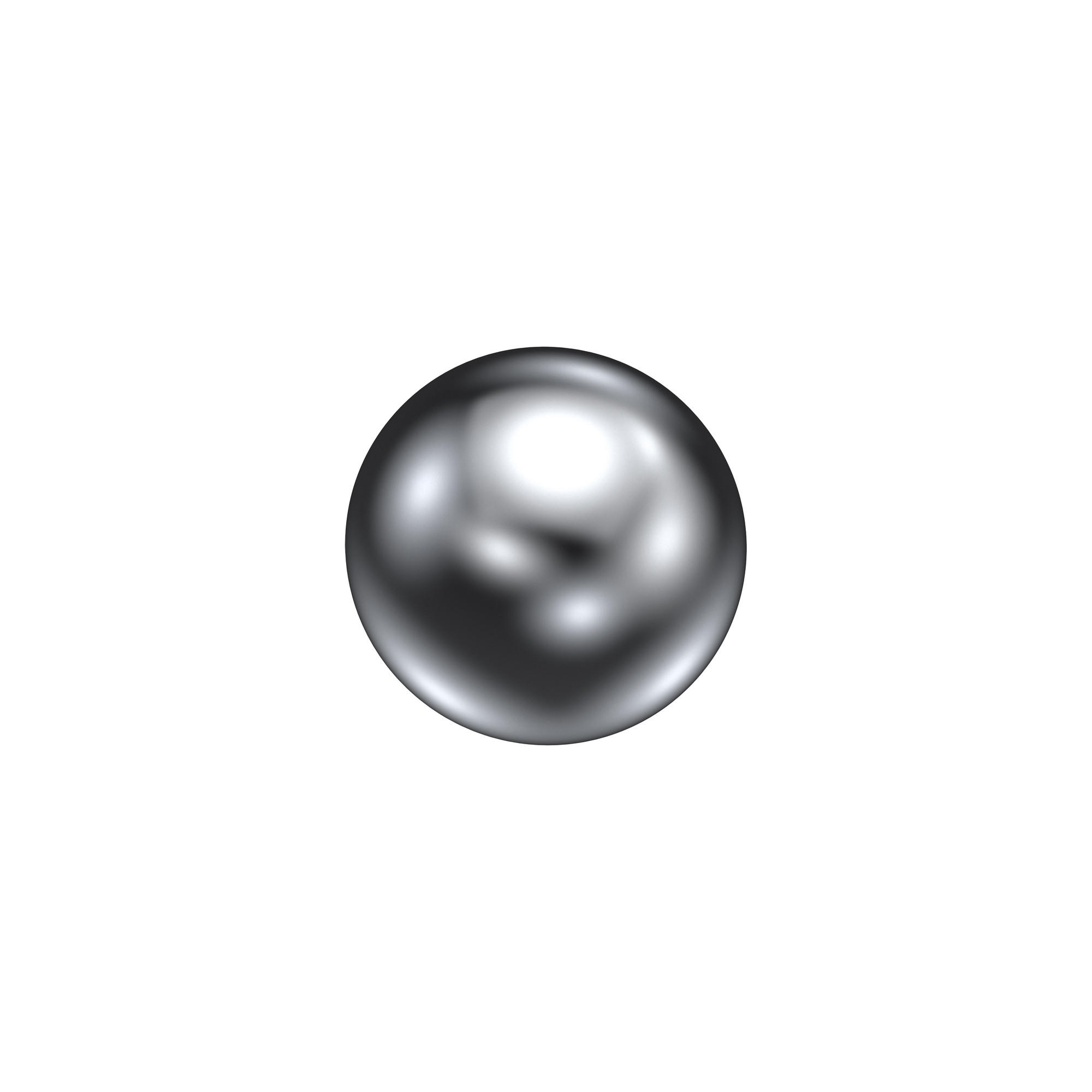 ENDSTÜCKE FÜR GARDINENSTANGEN 20 mm Ø, Luino Chrom, Packung 2 Stück - Chromfarben, Metall (2.5/3/3cm) - INTERDECO