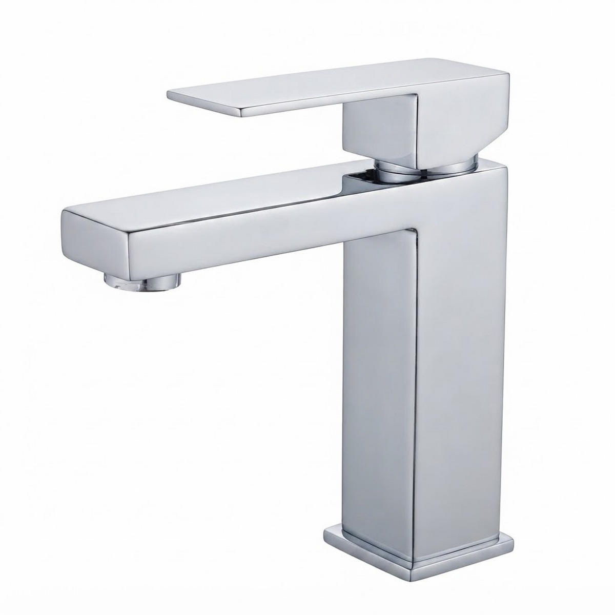 BADEZIMMERARMATUR, 16.5 x 15 cm, silber - Silberfarben, Metall (25/10/20cm) - Vallsero