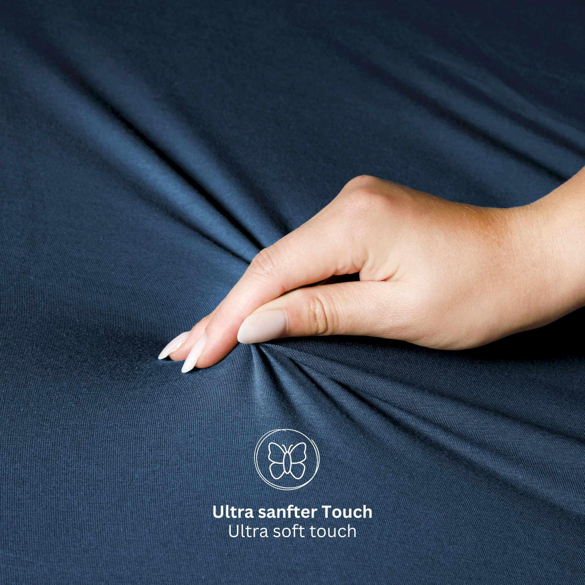 SPANNBETTLAKEN BASIC 2er Set - Blau, Textil (150/200cm) - Schöner Wohnen