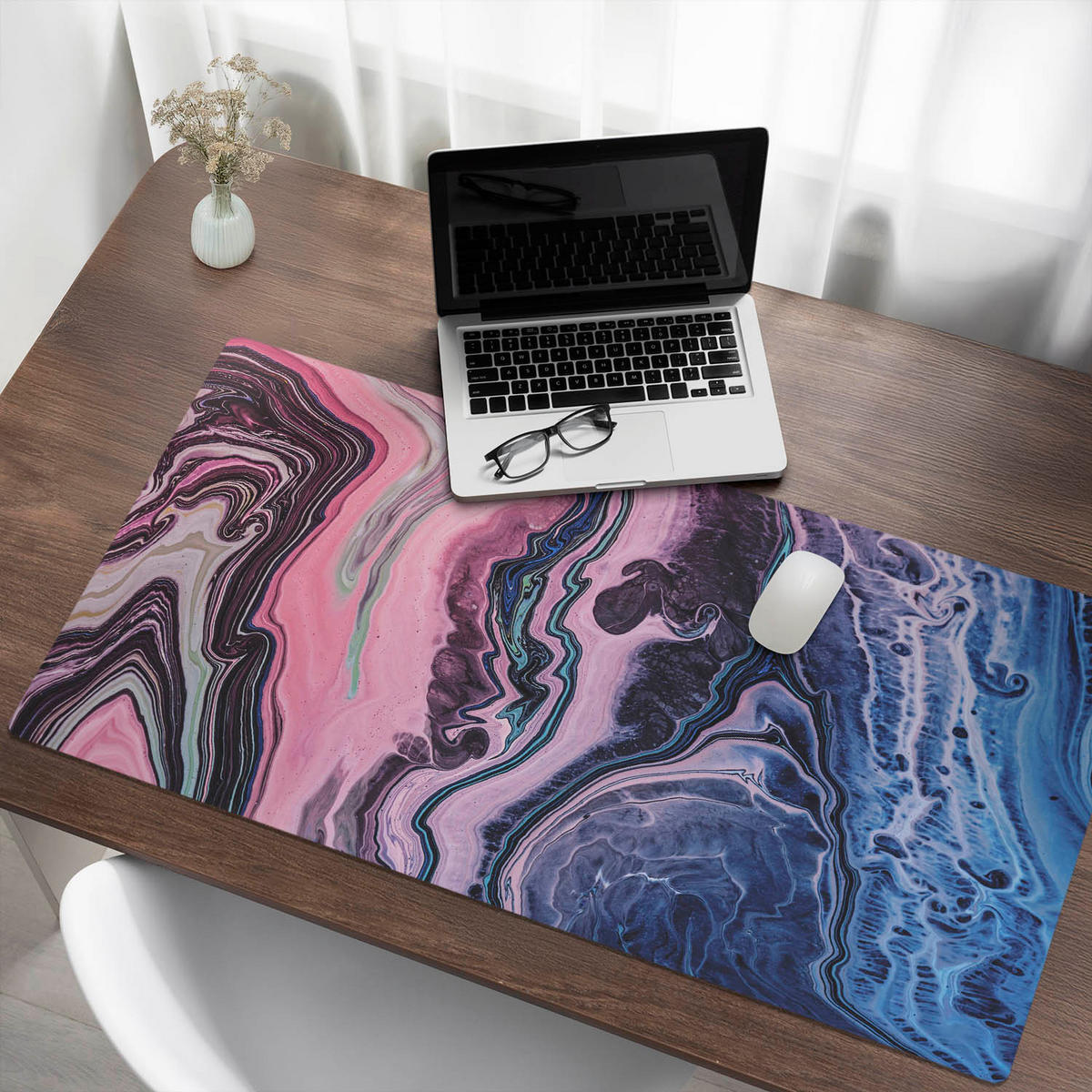 SCHREIBTISCHUNTERLAGE 120x60 cm Rosa - Rosa, Kunststoff (1.6/120/60cm) - Wallfluent