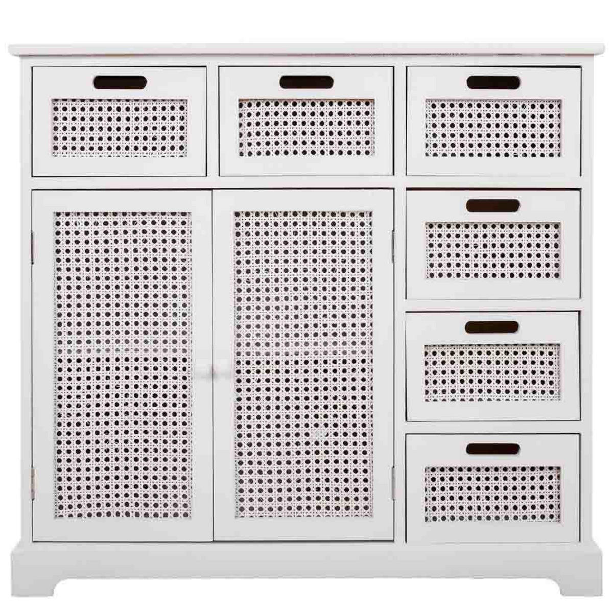 SIDEBOARD aus Holz 86x33x79 cm - Weiß, Holz (86/78.5/33cm) - Wanderlust