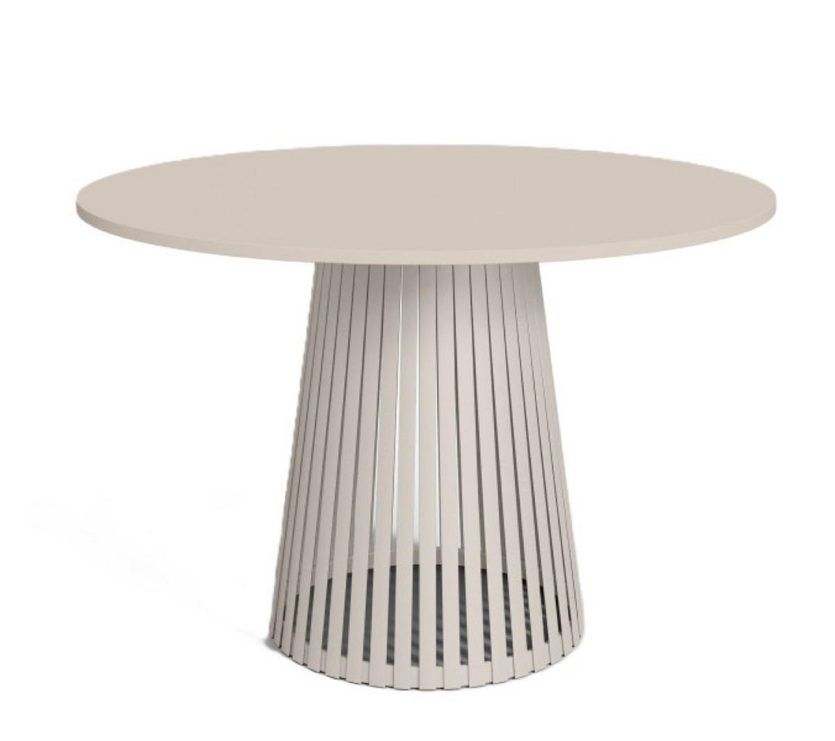 TISCH Kaschmir VIV Rund Mit Lamellen 75 cm - Kaschmir, Holzwerkstoff (75/75/76cm) - Sepro Meble