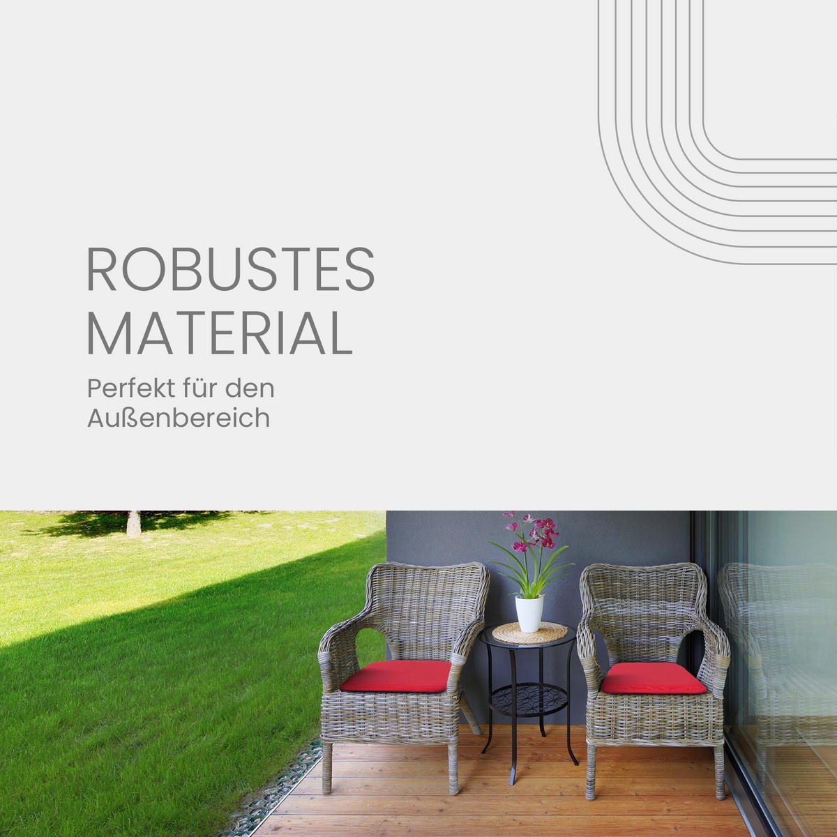 SKITZKISSEN Canvas 38x38cm Rot 2er-Pack - Bordeaux, Textil (38/38/2cm)