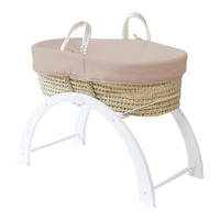 BABYTRAGEKORB mit umdrehbarem Gestell braun - Haselnussfarben, Naturmaterialien (29/78cm) - Premiers Moments