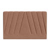 BETT-KOPFTEIL 150 cm - Stoff - Terracotta - LIDAMA - Braun, Textil (152/110/10cm) - Pascal Morabito