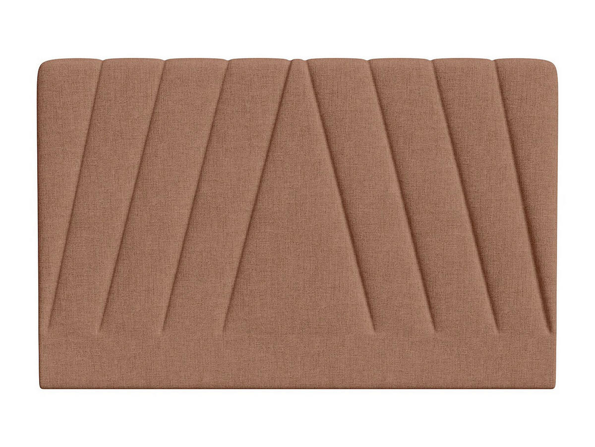 BETT-KOPFTEIL 190 cm - Stoff - Terracotta - LIDAMA - Braun, Textil (192/110/10cm) - Pascal Morabito