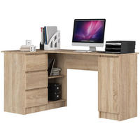 SCHREIBTISCH Eiche Sonoma 77/155/85 - Sonoma Eiche, Holzwerkstoff (85/155/77cm) - RAUMHIRSCH FURNITURE