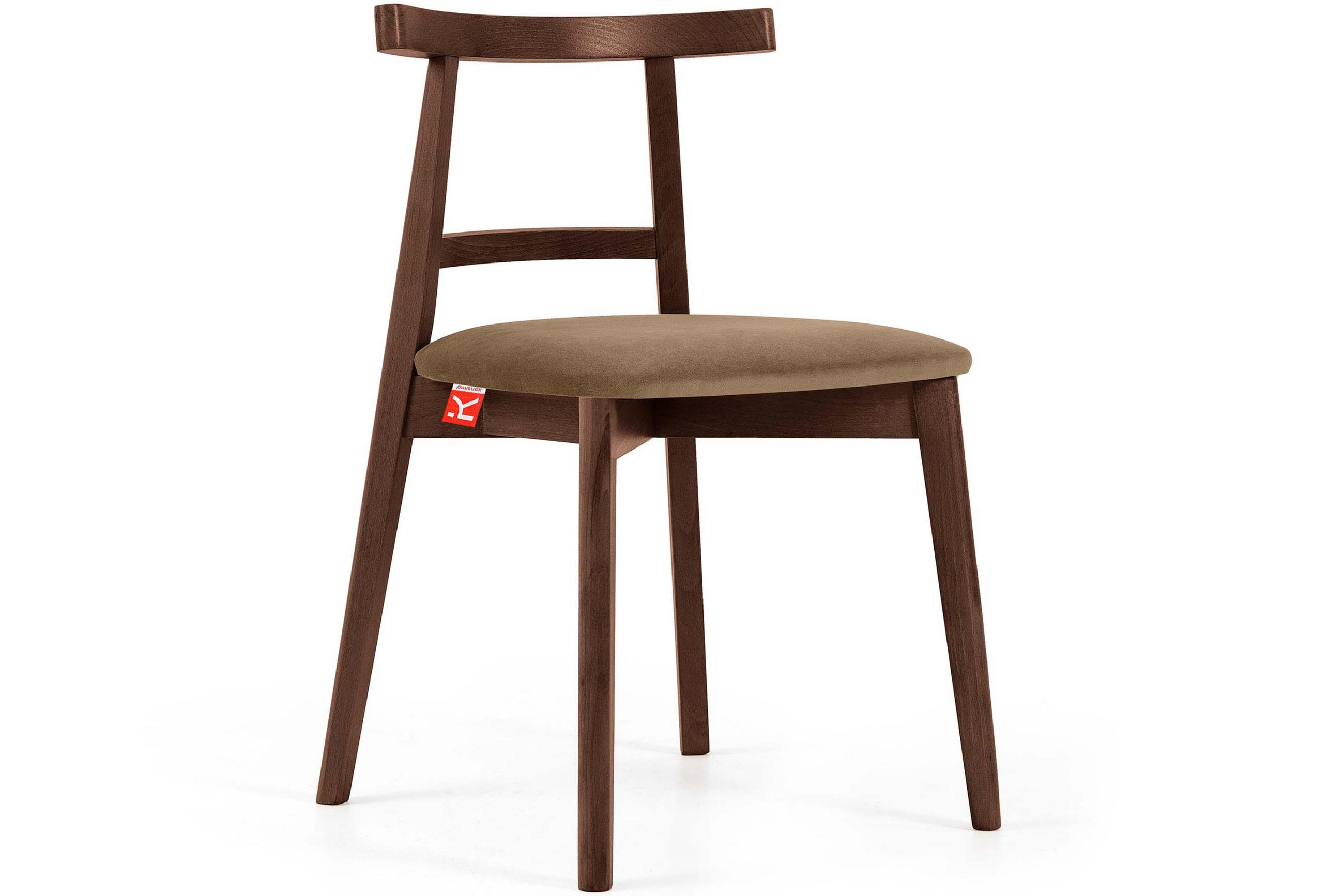 ESSTISCHSTÜHLE LILIO 2 St Vintage, Beige / mittelbraun - Beige/Braun, Holz/Textil (47/76/45cm) - KONSIMO®