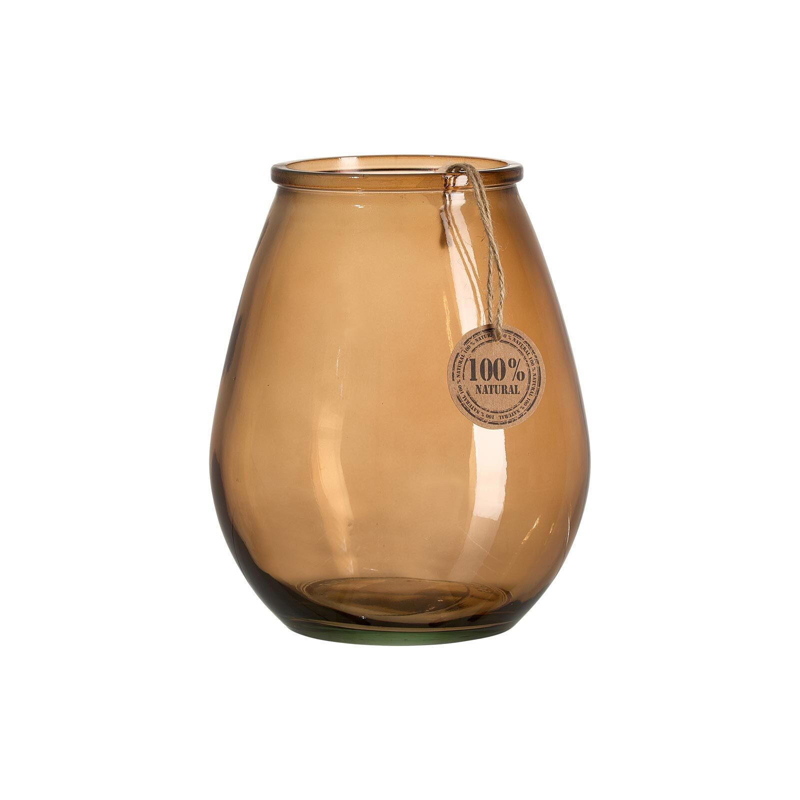 WINDLICHT Marokko braun 23,5 cm - Braun, Glas (18/23.5/18cm) - Ritzenhoff Breker