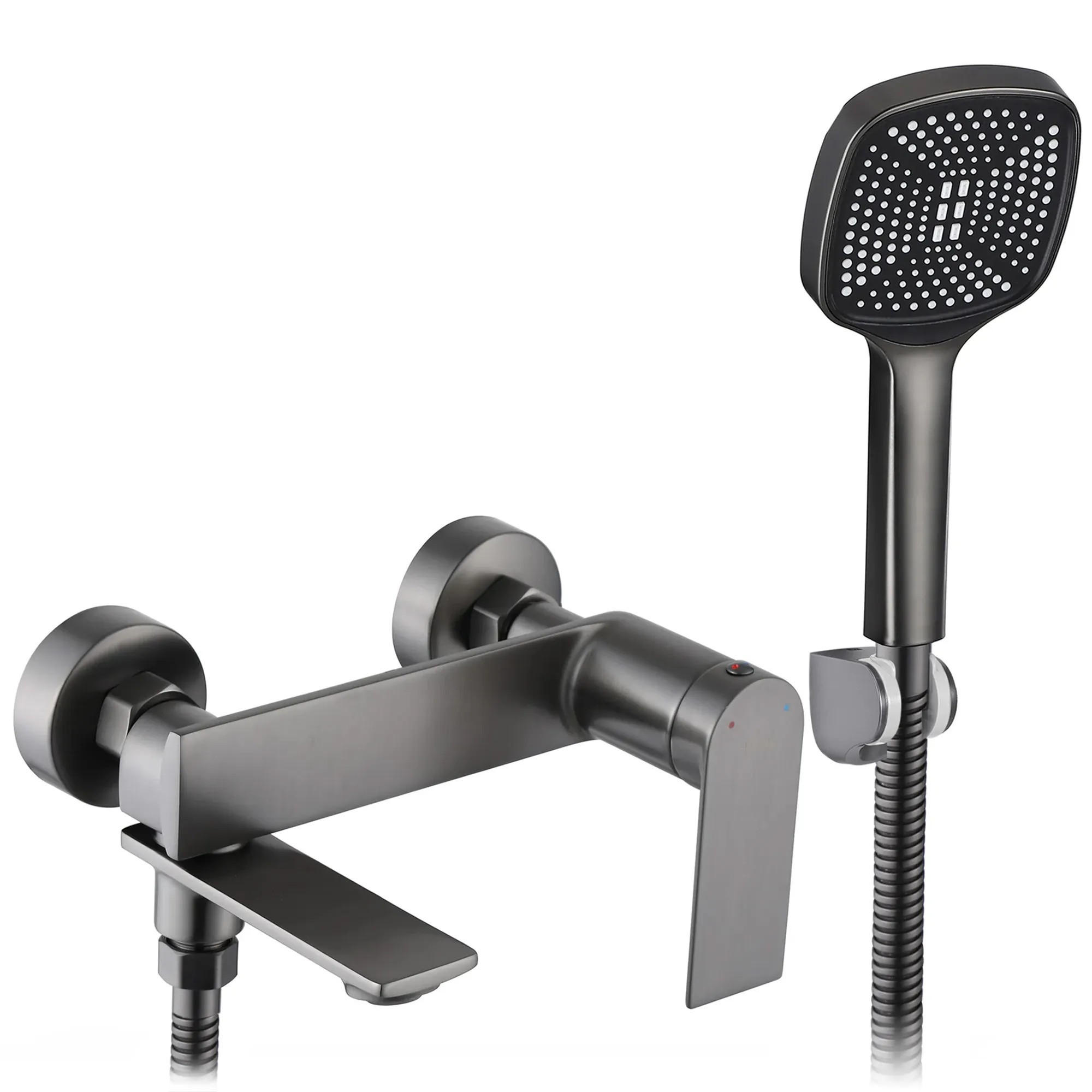 WANNENARMATUR Rea Storm Titanium - Titanfarben, Metall (19.5/12/14.5cm) - REA