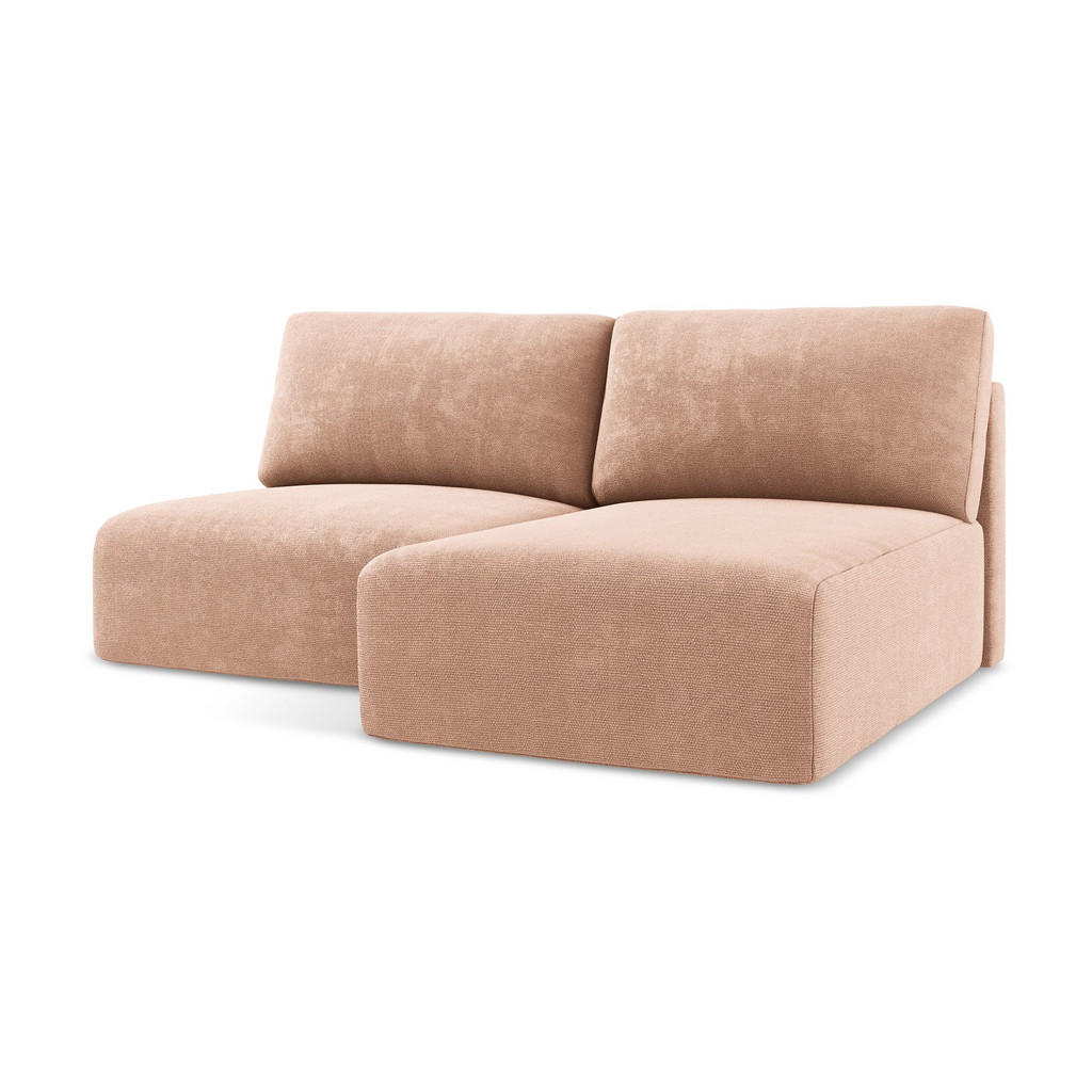 Thumbnail - Makamii Ecksofa, Koralle, Textil, 3-Sitzer, Füllung: Schaumstoff, L-Form, Ottomane rechts, 210x149 cm, Made in EU, Wohnz...