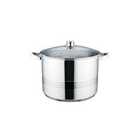 TOPF Silber 40/30/23.5 cm MR351716 - Silberfarben, Metall (30cm) - Maestro 