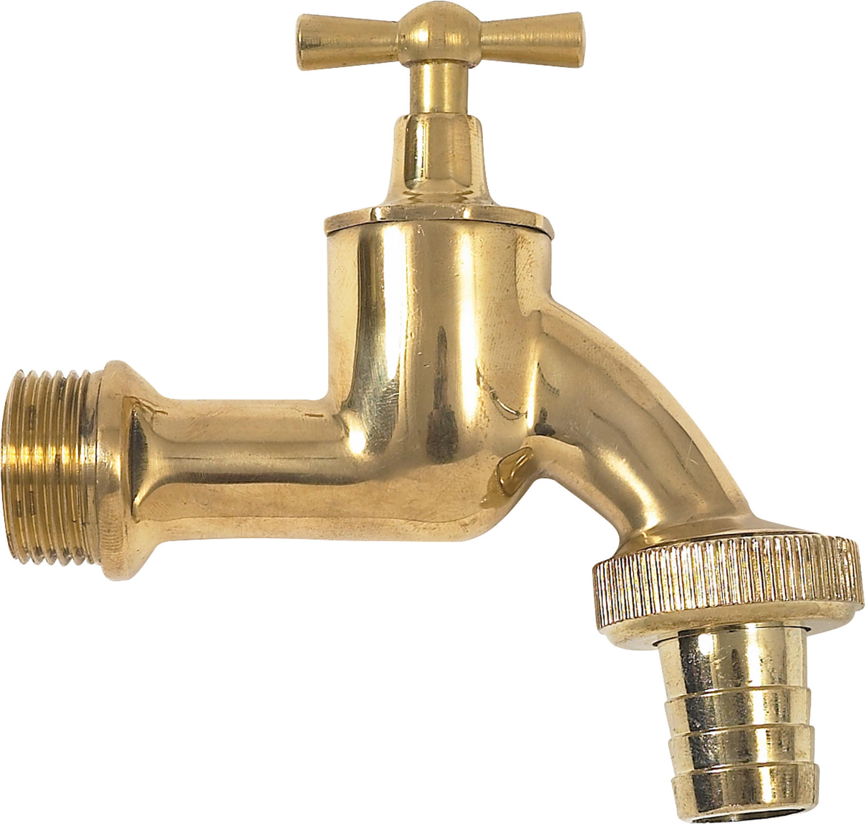 MESSING-AUSLAUFHAHN 3/4'' - Naturfarben, Metall (11/4/15cm) - GARANTIA