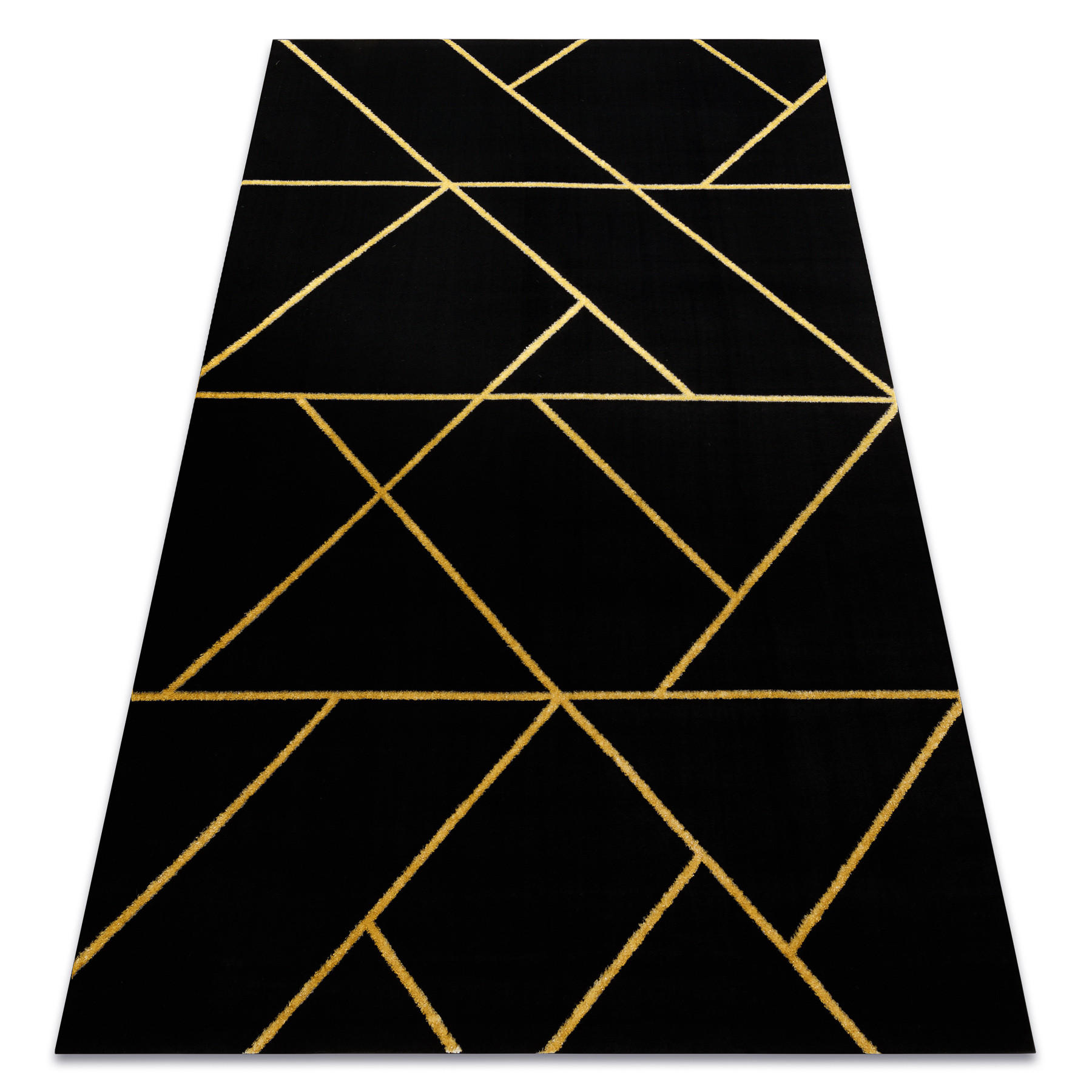 TEPPICH Emerald 140/190 cm - Schwarz, Textil (140/190cm) - rugsX