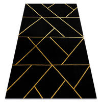 TEPPICH Emerald 140/190 cm - Schwarz, Textil (140/190cm) - rugsX