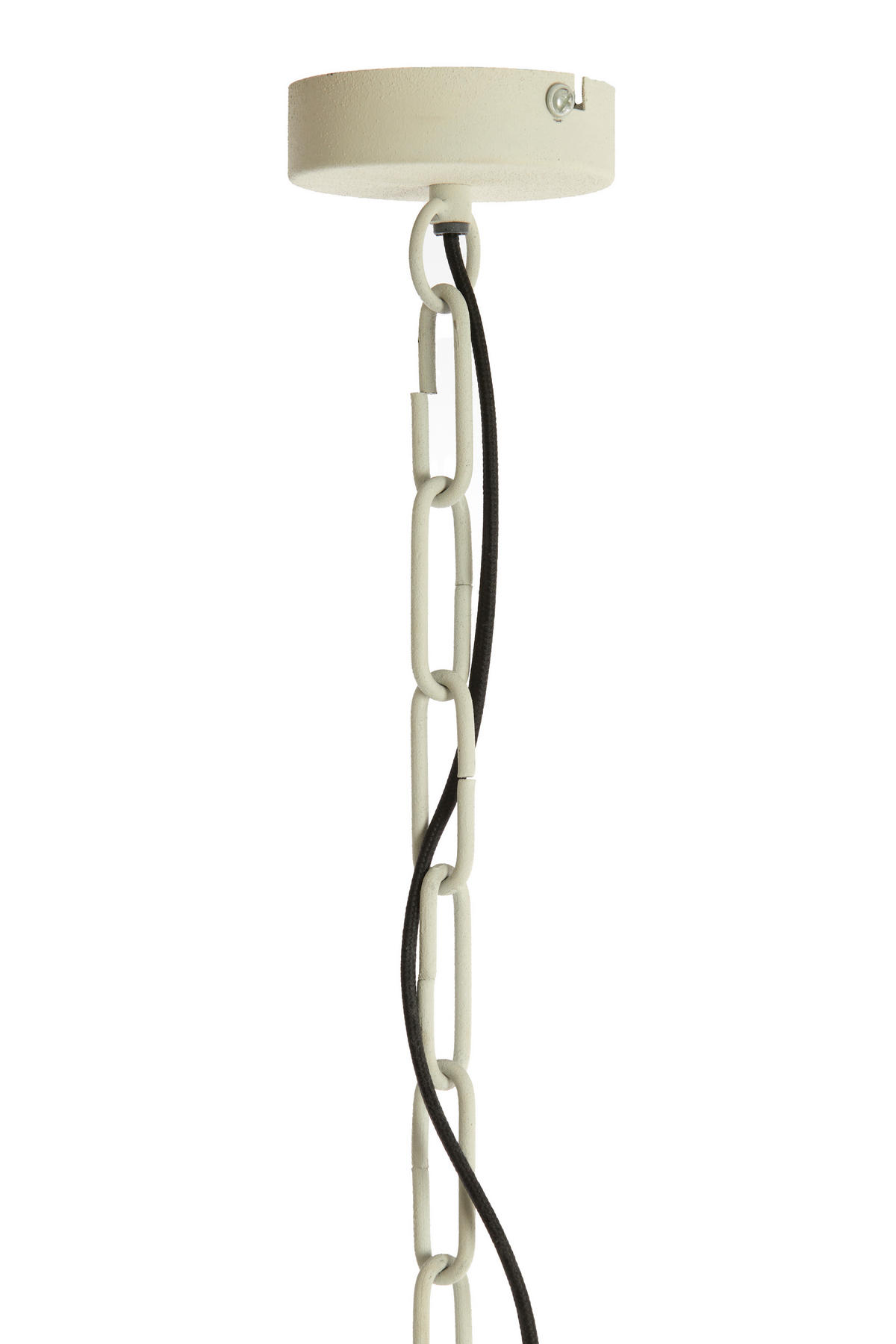 HÄNGELAMPE Kylie Weiß Ø60/42 cm - Weiß, Metall (60/60/42cm) - Light & Living