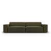 SOFA Jodie aus Samt grün 4 Sitzplätze - Grün, Textil (244/70/102cm) - Micadoni
