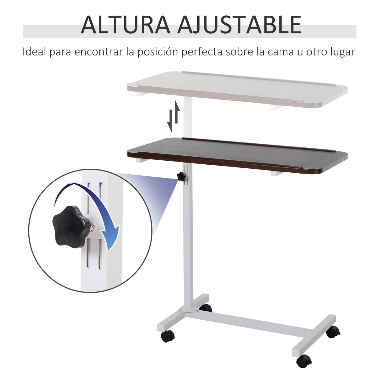 BÜROTISCH Dunkler Walnuss 1 Stück - Walnussfarben, Holzwerkstoff (40/100/77cm) - GiPP