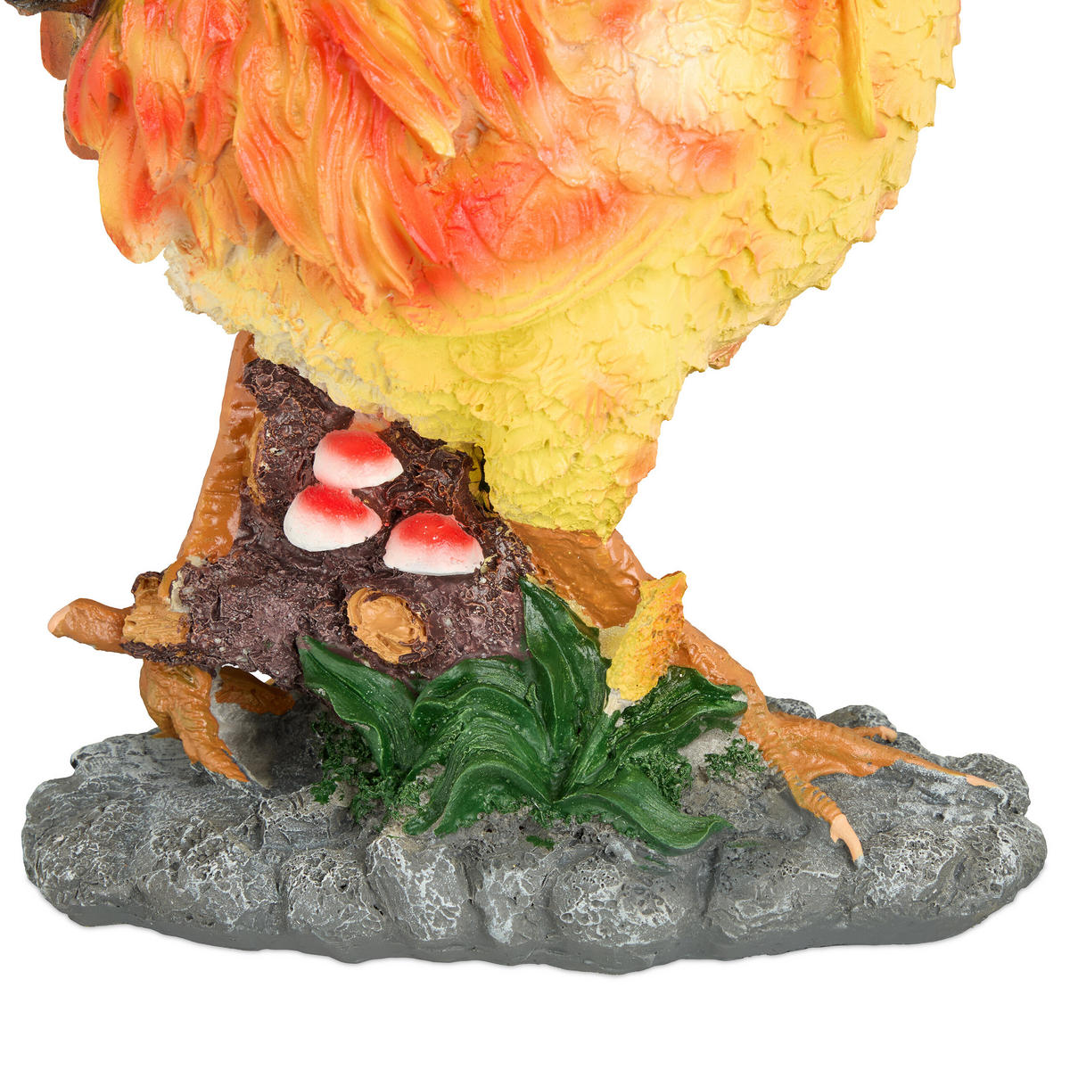 GARTENFIGUR Hahn - Multicolor, Kunststoff (30/34/11cm) - Relaxdays