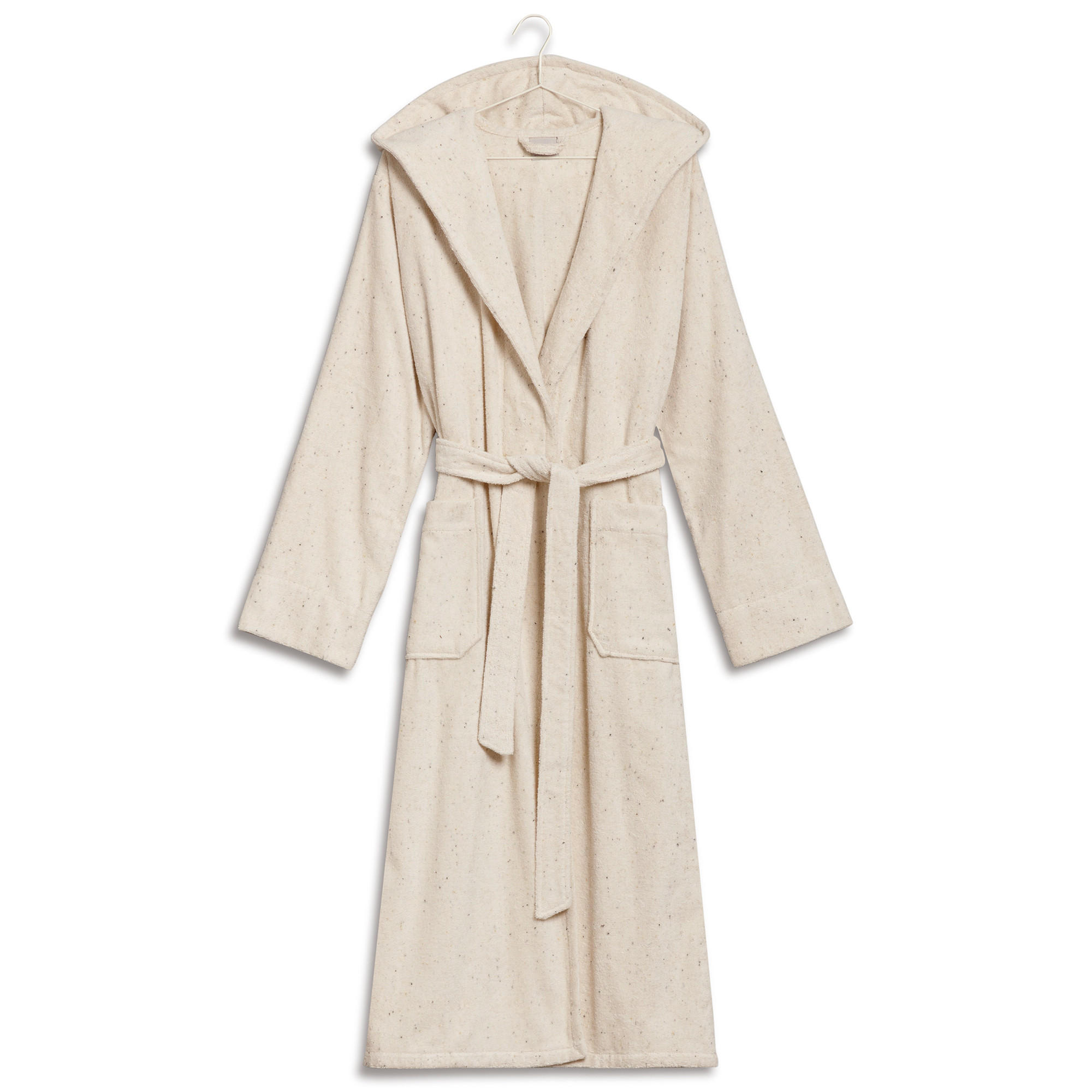 BADEMANTEL UNISEX KAPUZE CALM ESSENCE NATUR - 869 - Beige, Textil (Snull) - MÖVE