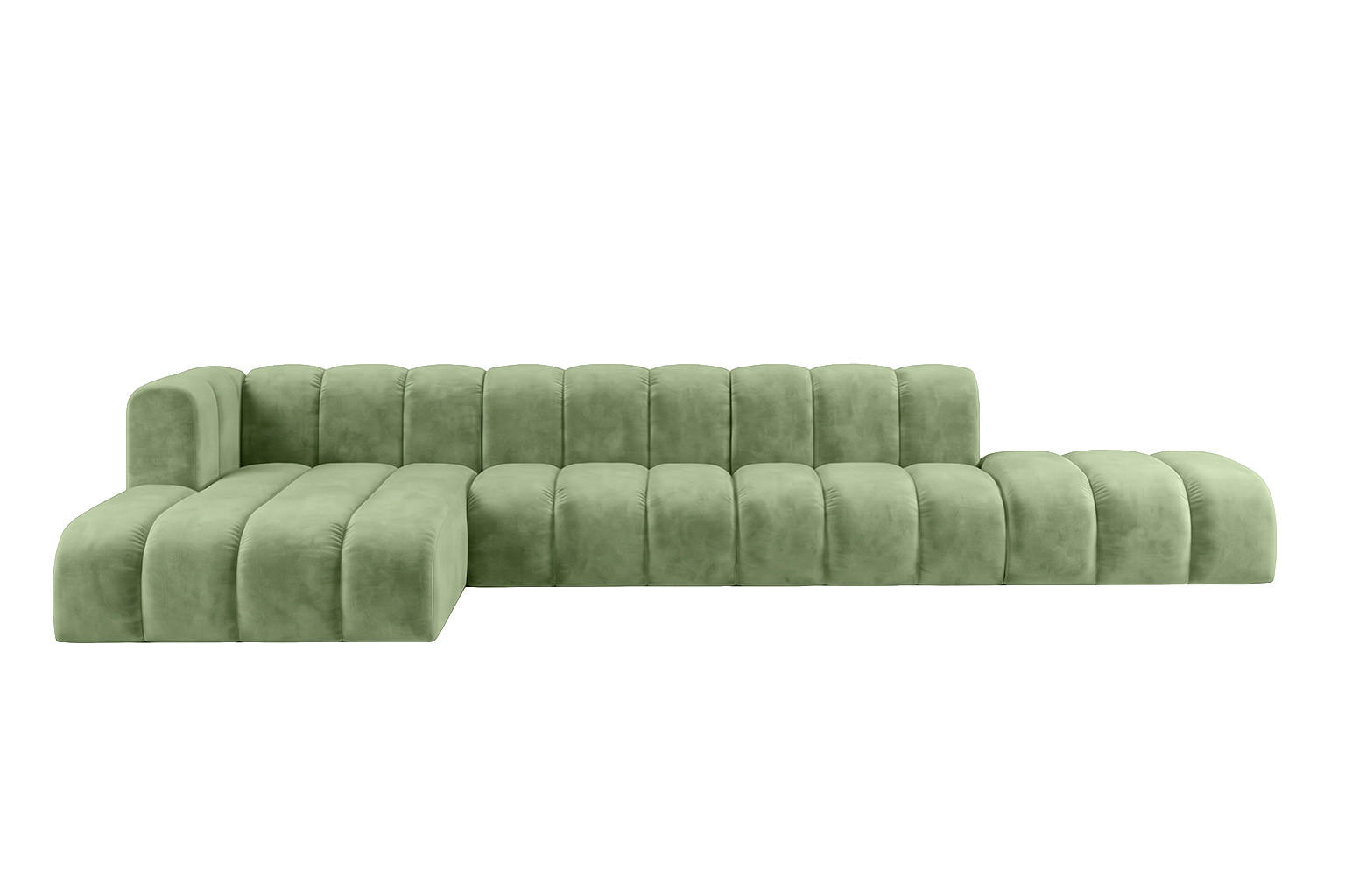 Kaiser Möbel Ecksofa Olivgrün 386x179 cm
