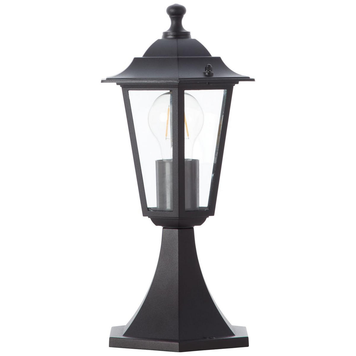 AUSSENSOCKELLEUCHTE Carleen 90988A06 - Schwarz, Metall (16.5/19/36.3cm) - Brilliant