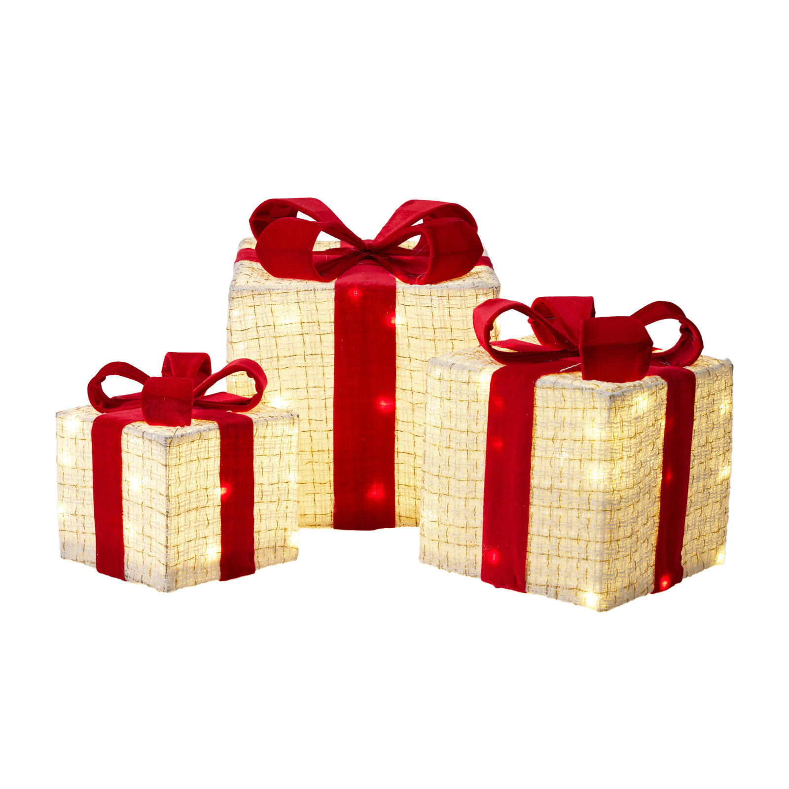 Home Styling Collection Weihnachtsdekoration Weiß 25x28x25 cm