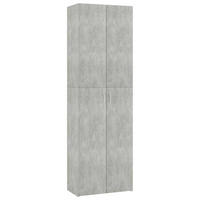 BÜROSCHRANK Betongrau 60/32/190 Cm Holzwerkstoff - Grau, Holzwerkstoff (32/190/60cm) - vidaXL