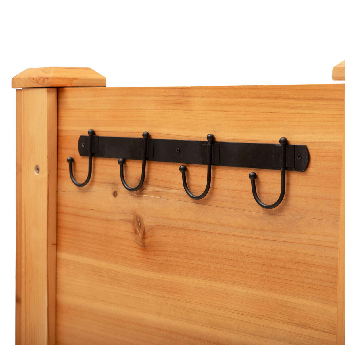 HOCHBEET, Naturholz, Tannenholz, Metall - Naturfarben, Holz (60/81/120cm) - Outsunny