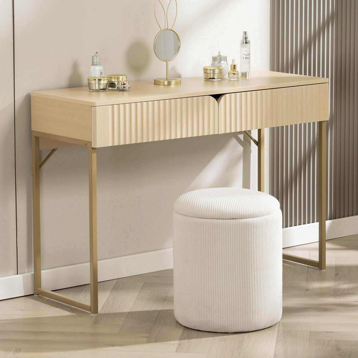 KONSOLENTISCH FRIBO Eiche - Eichefarben, Holzwerkstoff (40/110/75cm) - IDIMEX