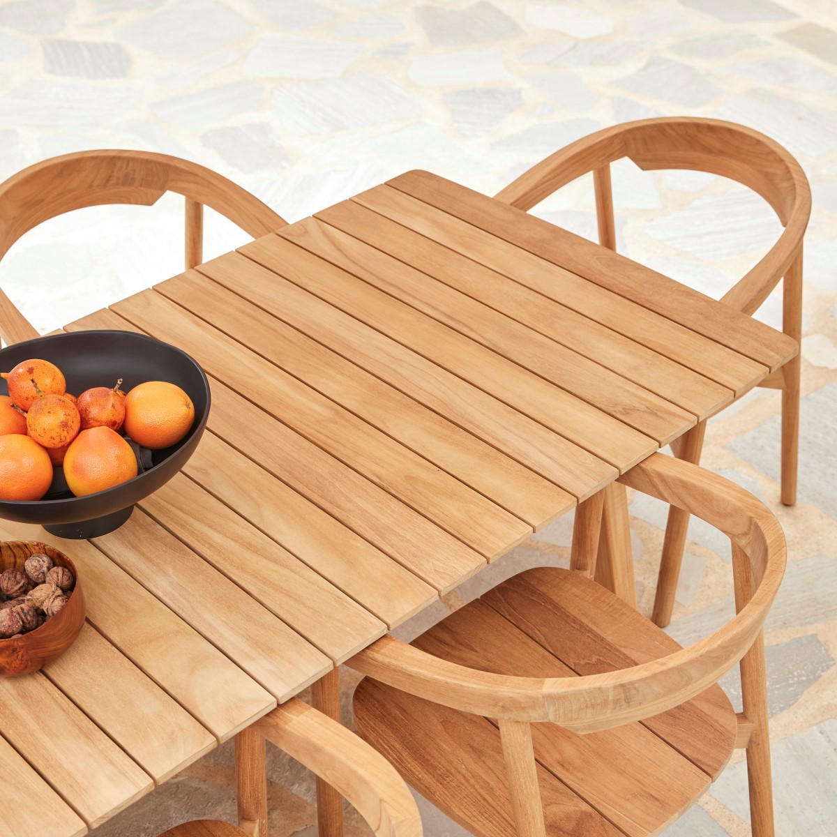 GARTENTISCH Antioni Natur aus Teak - Naturfarben, Holz (95/280/75cm) - Tikamoon