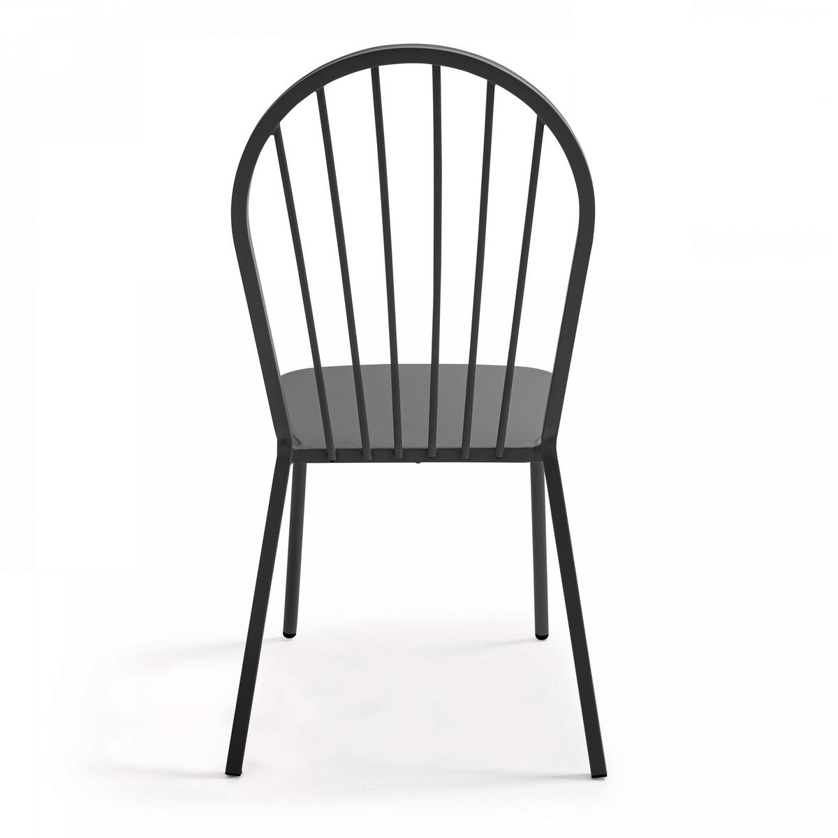 GARTENSET 3-tlg., Grau - Grau, Metall - Oviala