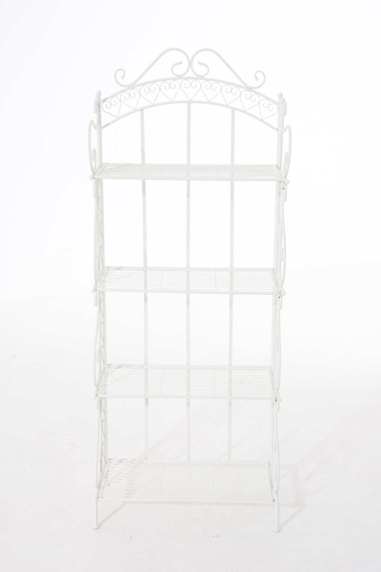 STANDREGAL Anton weiß - Weiß, Metall (61/153/33cm) - TPFGarden