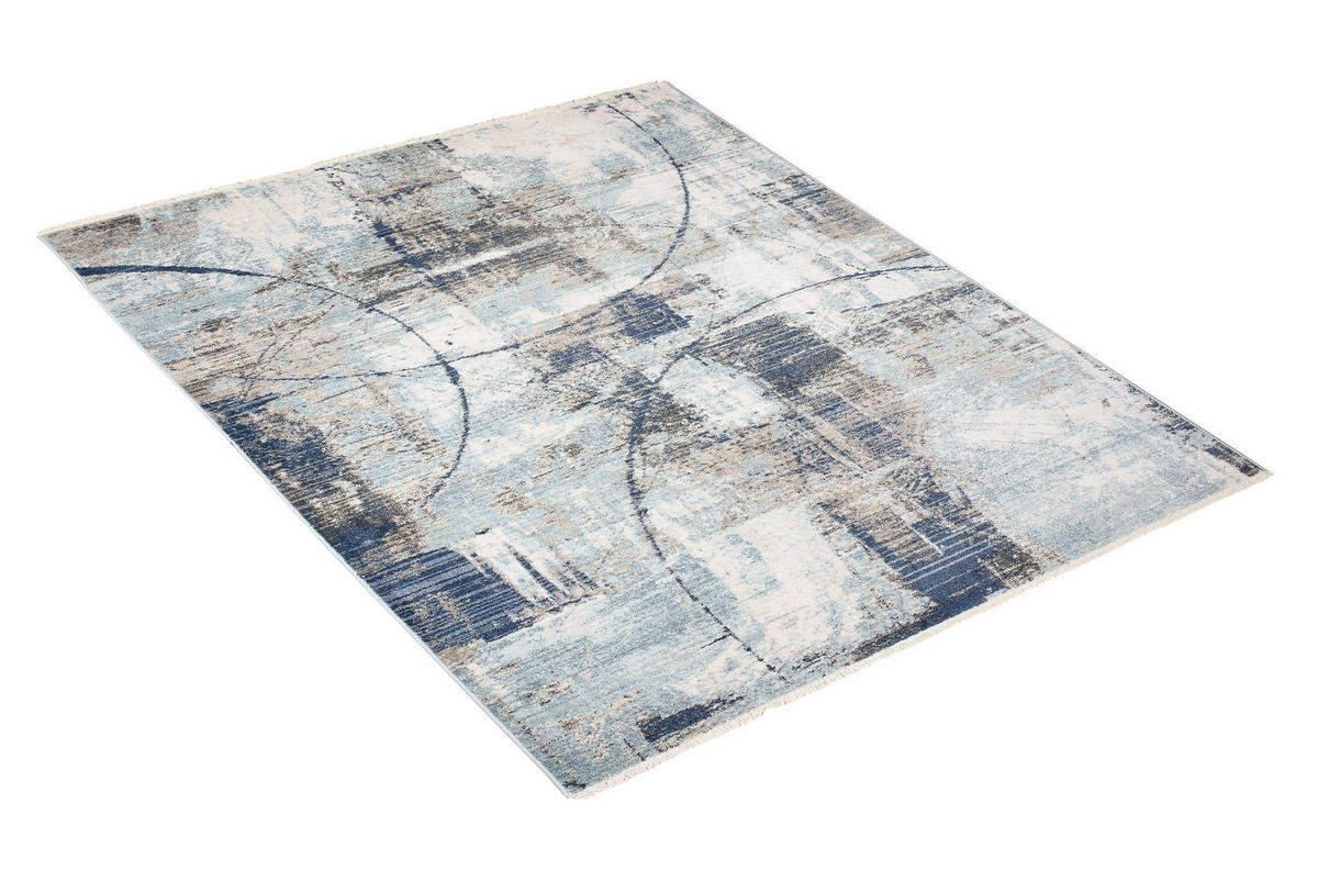 TEPPICH RIVIOLI Hellblau 120/170 cm - Hellblau, Textil (120/170cm) - Tapiso