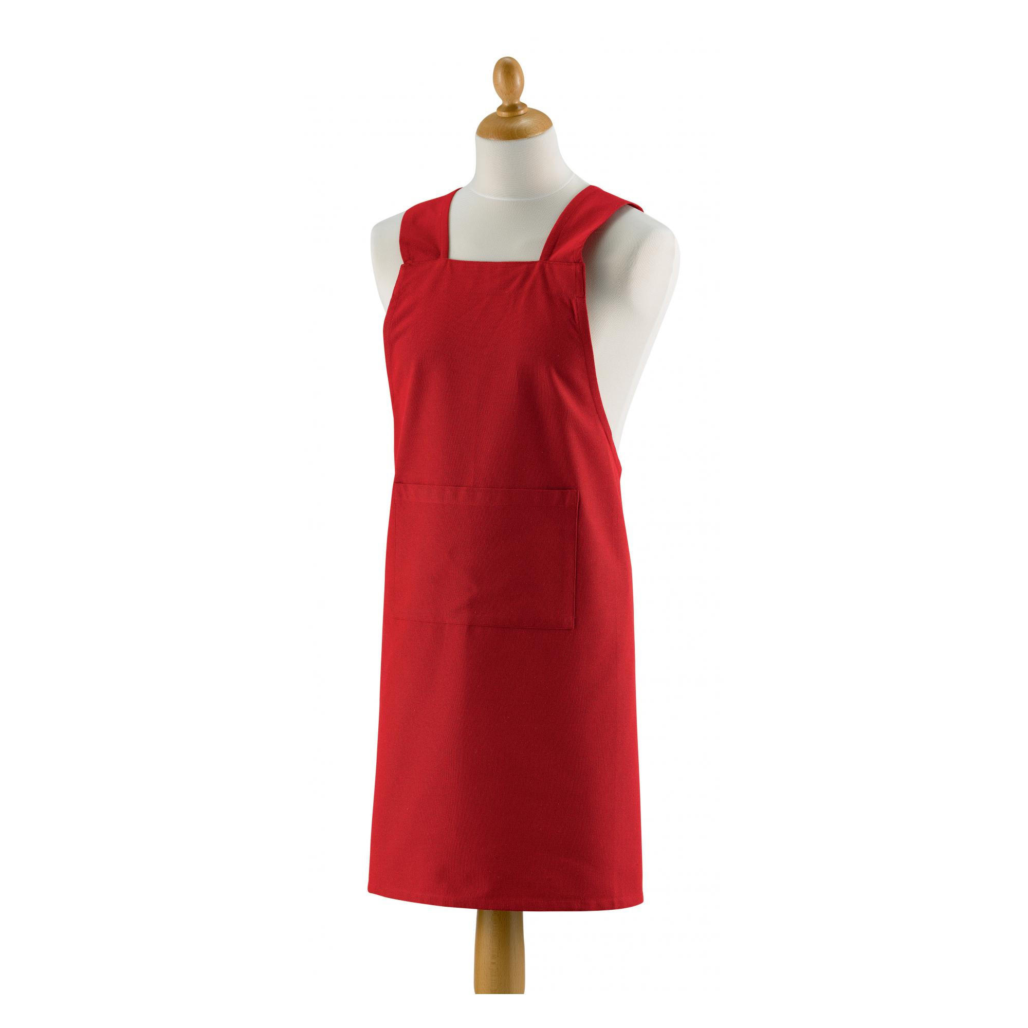KÜCHENSCHÜRZE Gen rot 120 x 85 cm - Rot, Textil (120/85cm) - Winkler