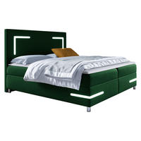 BOXBETT Delos LED - Grün, Holz (180/200cm) - MIRJAN24