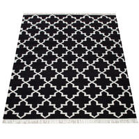 HOCHFLORTEPPICH 120/170 cm Kenitra 504 - Schwarz, Textil (120/170cm) - Paco Home