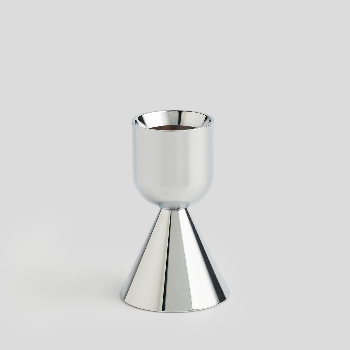 KERZENSTÄNDER Campiso - Silberfarben, Metall (2.8/6.5/2.8cm) - home&you